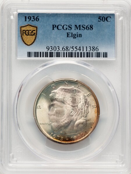 1936 50C Elgin, MS PCGS Secure 68 PCGS