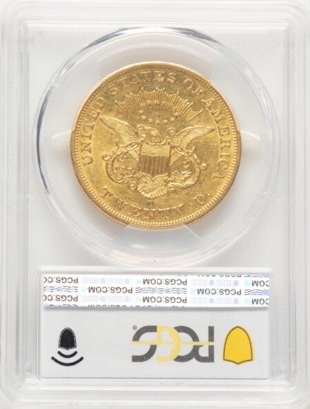 1855-O $20 PCGS Secure 53 PCGS