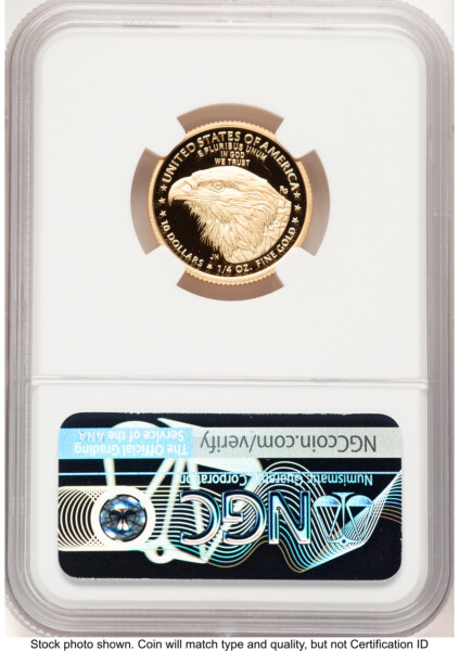 2021-W Type 2 Proof Gold Eagle 1/4 oz FDI Joel Iskowitz 70 NGC