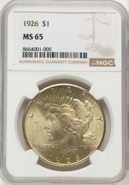 1926 S$1 65 NGC