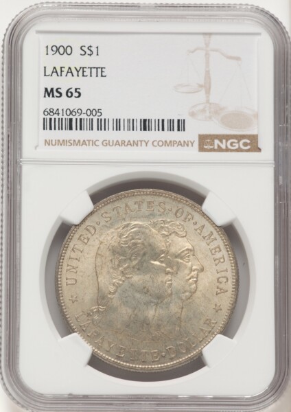 1900  Lafayette Dollar, MS 65 NGC