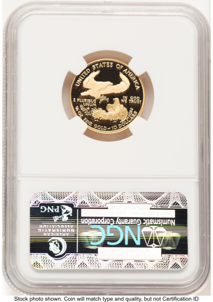 2007-W Proof Gold Eagle 1/4 oz Brown Label 70 NGC