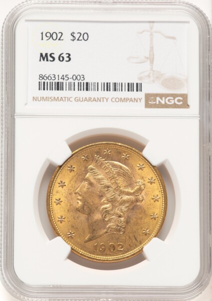 1902 $20 63 NGC