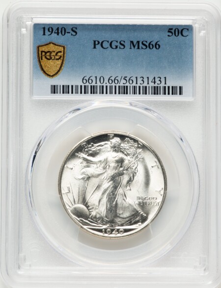 1940-S 50C PCGS Secure 66 PCGS