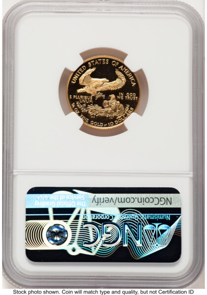 1999-W Proof Gold Eagle 1/4 oz Ed Moy 70 NGC