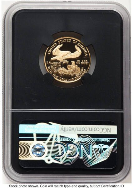 2002-W Proof Gold Eagle 1/4 oz Miles Standish Blk Core 70 NGC