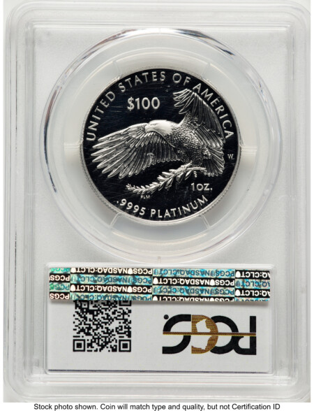 2019-W Proof Platinum Eagle 1 oz Premier Label 70 PCGS