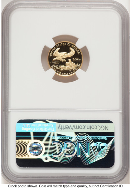 2019-W Proof Gold Eagle 1/10 oz Ed Moy 70 NGC