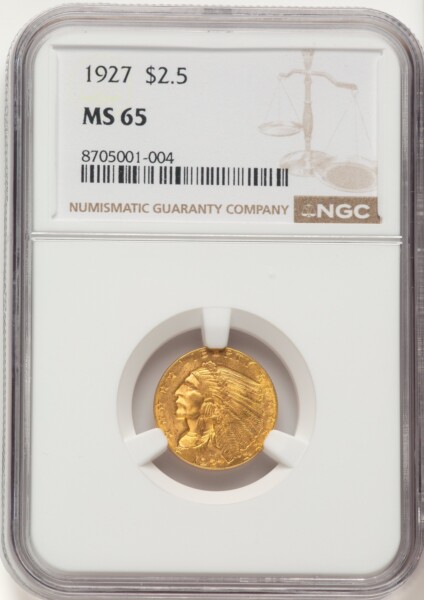 1927 $2 1/2 65 NGC