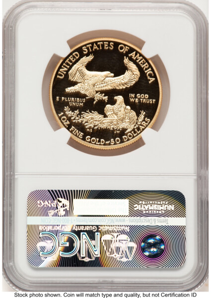 2016-W Proof Gold Eagle 1 oz Ed Moy 70 NGC