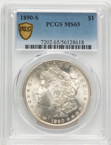 1890-S S$1 PCGS Secure 65 PCGS