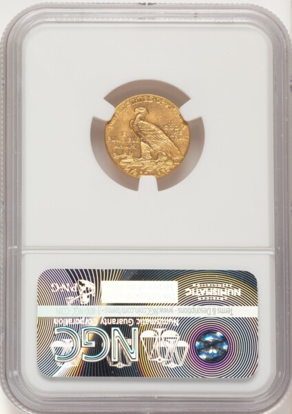 1915 $2 1/2 Brown Label 61 NGC