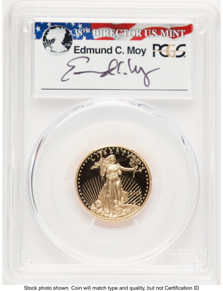 2016-W Proof Gold Eagle 1/4 oz FS Ed Moy 70 PCGS