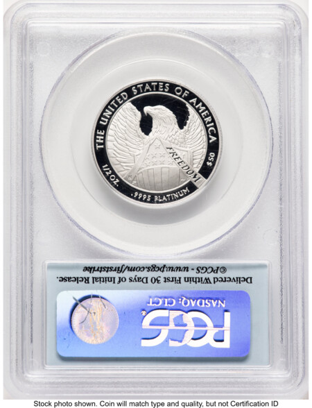 2007-W Proof Platinum Eagle 1/2 oz FS Flag 70 PCGS