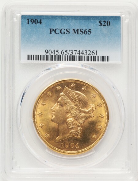 1904 $20 Liberty 65 PCGS