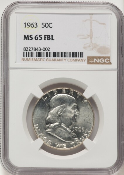 1963 50C, FL 65 NGC