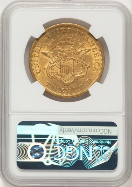 1861 $20 53 NGC