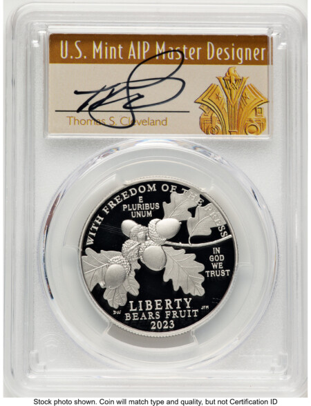 2023-W Proof Platinum Eagle 1 oz FDI Thomas Cleveland Art Deco Denver 70 PCGS
