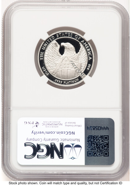 2007-W Proof Platinum Eagle 1/2 oz Brown Label 70 NGC