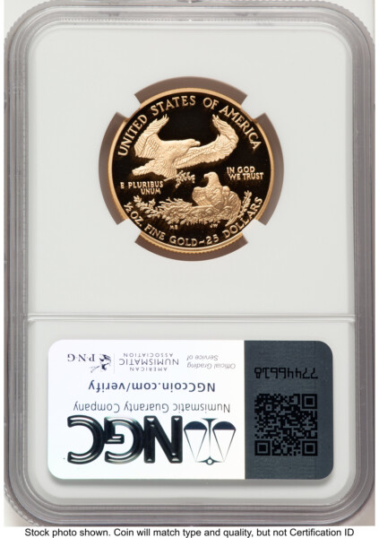 2006-W Proof Gold Eagle 1/2 oz Kenneth Bressett Red Book 70 NGC