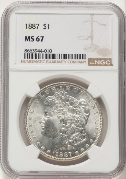 1887 S$1 67 NGC
