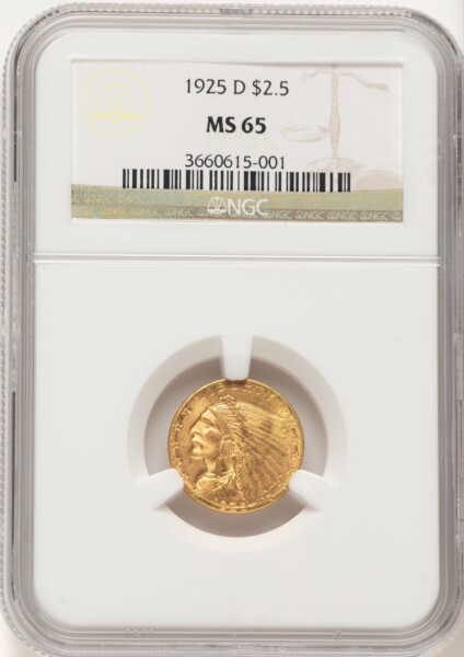 1925-D $2 1/2 65 NGC