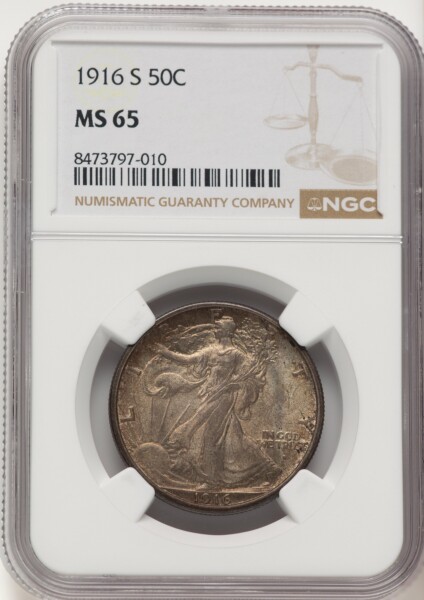 1916-S 50C 65 NGC