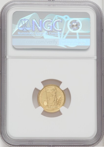2023 G.B. G10 BRITANNIA-QE II OBVERSE 14TH TO LAST COIN STRUCK 69 NGC