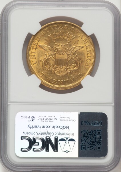 1853/2 $20 58 NGC