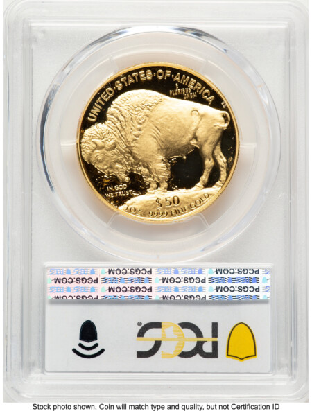2006-W Proof Gold Buffalo 1 oz Blue Gradient 70 PCGS