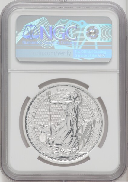 2023 G.B. S2 BRITANNIA-QE II OBVERSE 31ST TO LAST COIN STRUCK 69 NGC