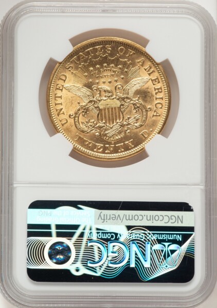 1868-S $20 58 NGC