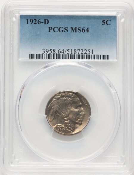 1926-D 5C 64 PCGS