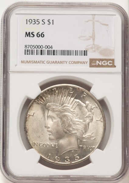 1935-S S$1 66 NGC