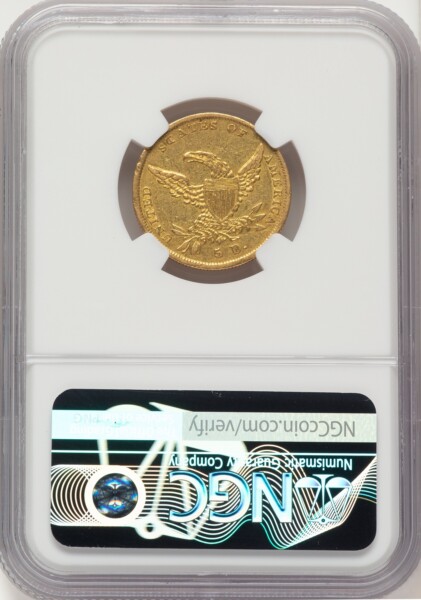 1838 $5 50 NGC