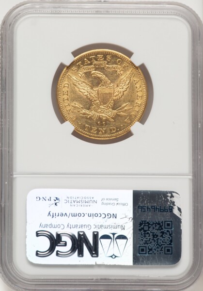 1884-CC $10 58 NGC