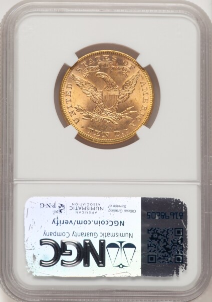 1893 $10 65 NGC