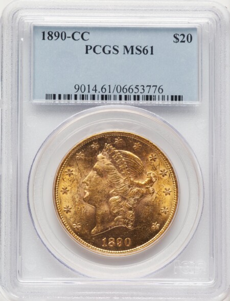 1890-CC $20 61 PCGS