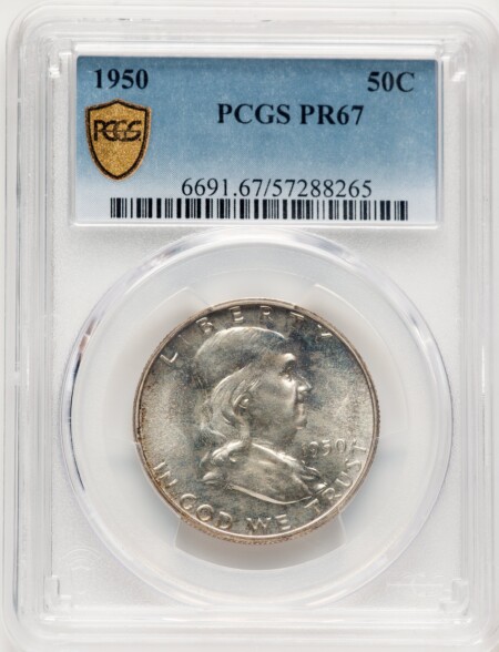 1950 50C PCGS Secure 67 PCGS