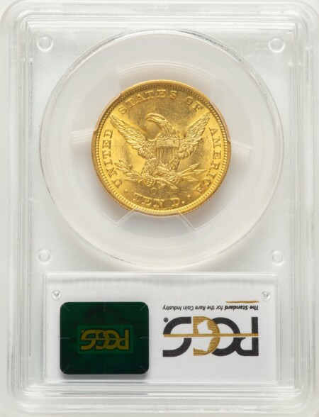 1847-O $10, MS 63 PCGS