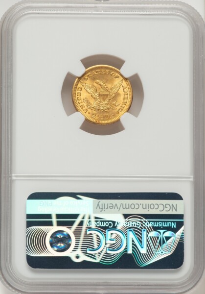 1903 $2 1/2 CAC NGC Plus 66 NGC