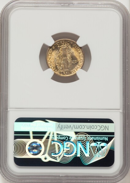1924-D 10C, FB 64 NGC