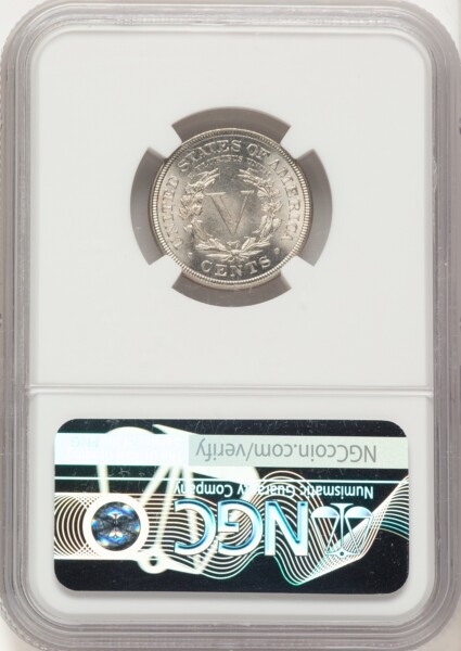 1883 5C WITH CENTS 67 NGC