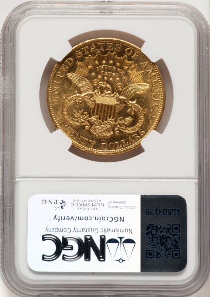 1904 $20, PL 62 NGC