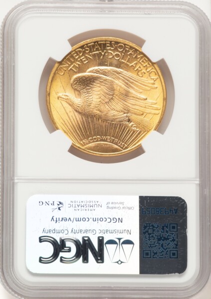 1922 $20 CAC NGC Plus 64 NGC