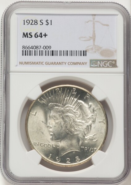 1928-S S$1 NGC Plus 64 NGC