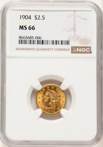 1904 $2 1/2 66 NGC