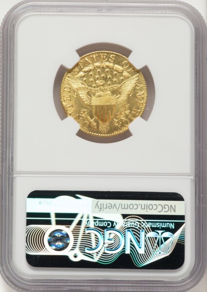 1804 $5 Small 8 62 NGC