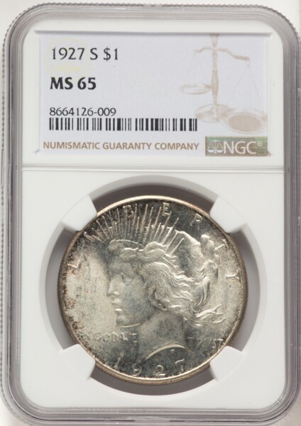 1927-S S$1 65 NGC