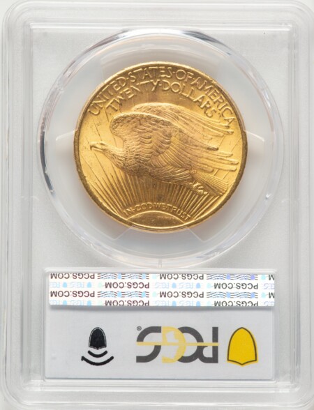 1924 $20 Saint PCGS Secure PCGS Plus Blue Gradient 66 PCGS